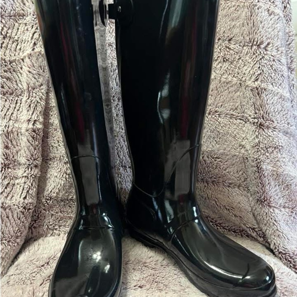 Hunter Black Women's Rain Boots